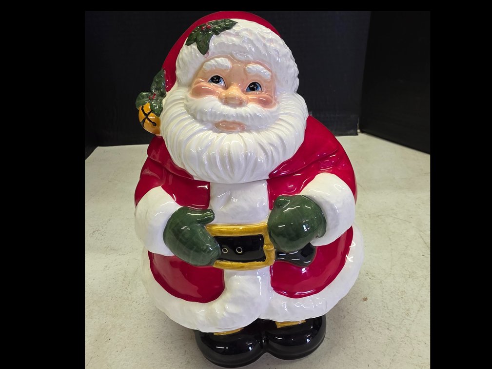 Santa Cookie Jar
