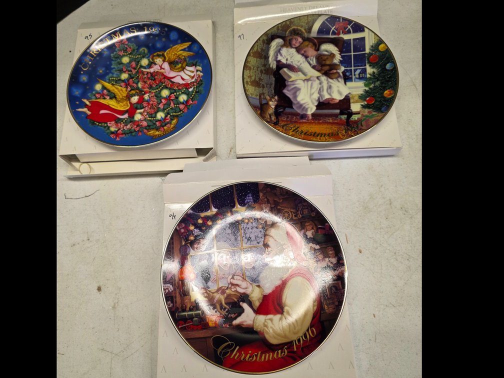 Avon Christmas Plates