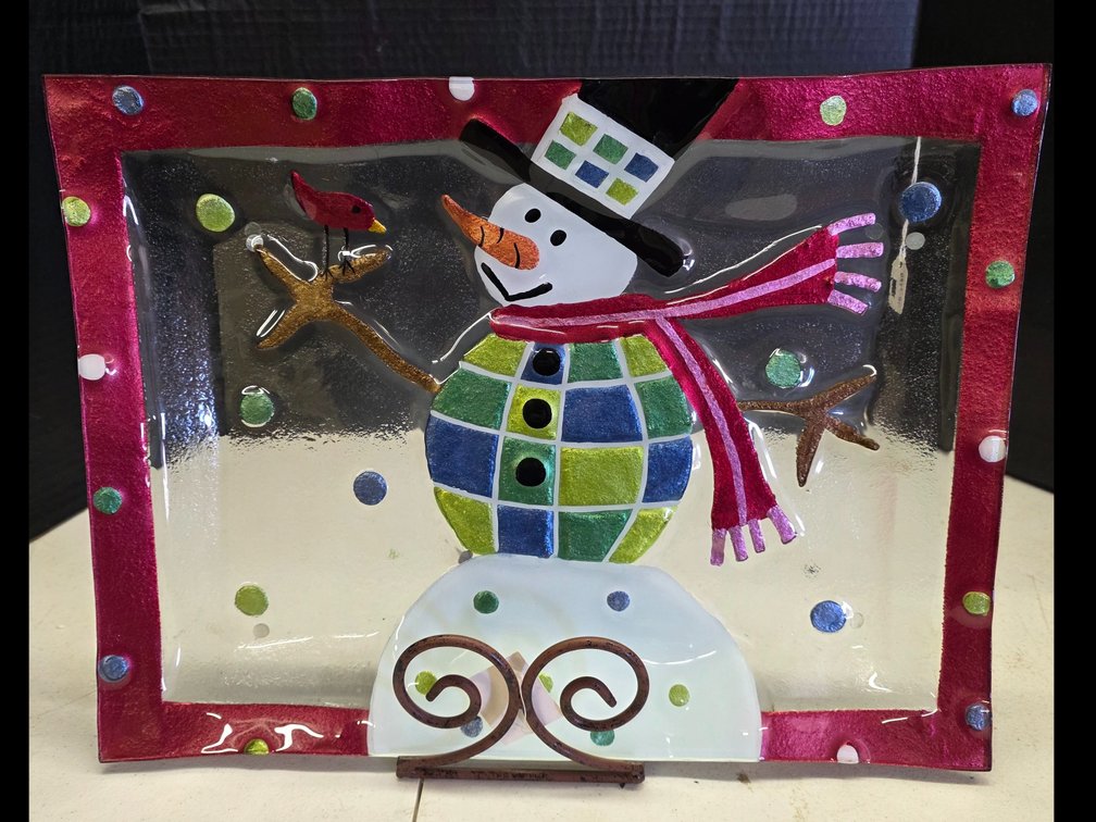 Snowman Tray/Decor