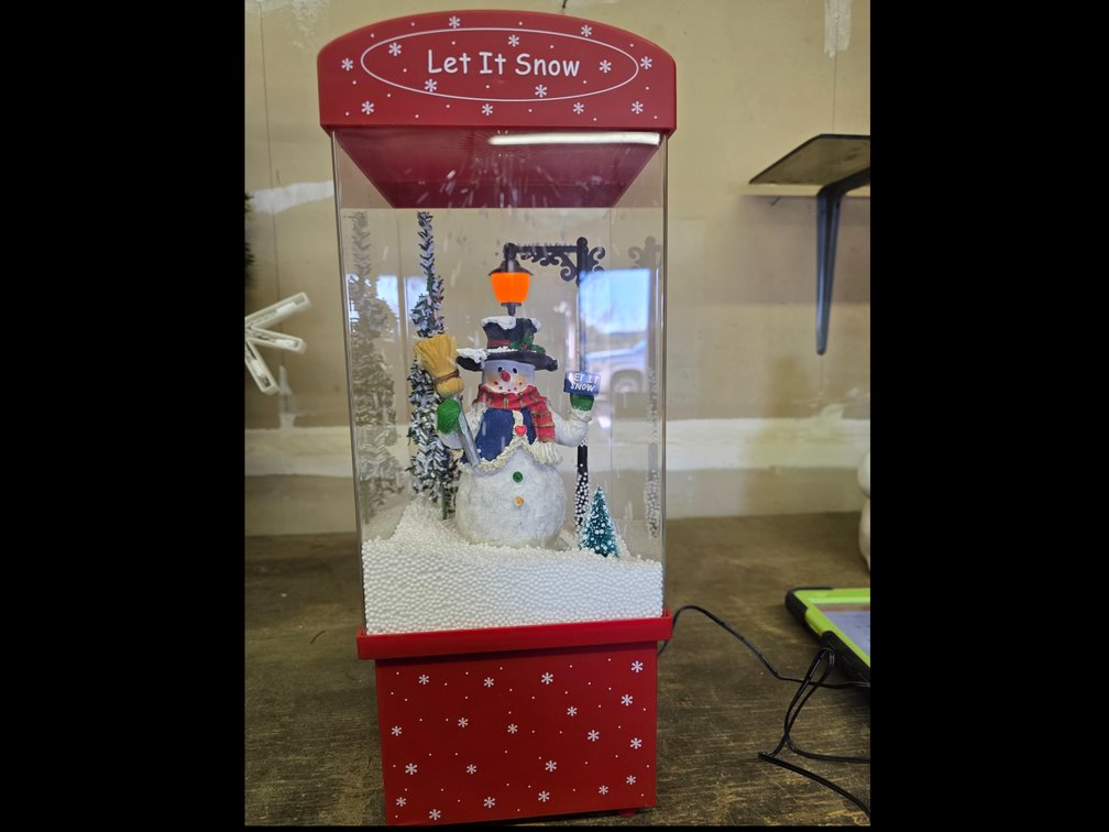 Snowing Let It Snow Decoration