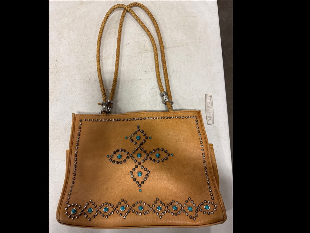 Leather Western Style Handbag