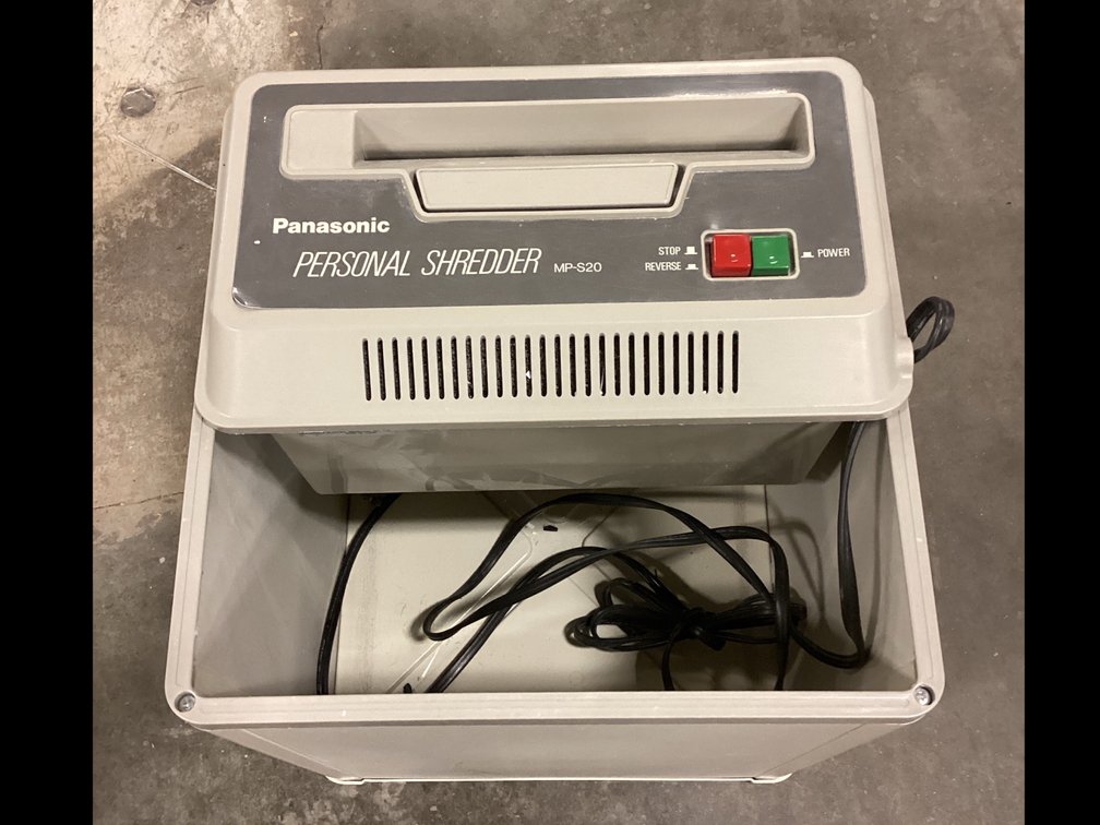 Panasonic Paper Shredder