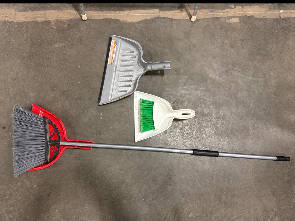 Broom and Dust Pans