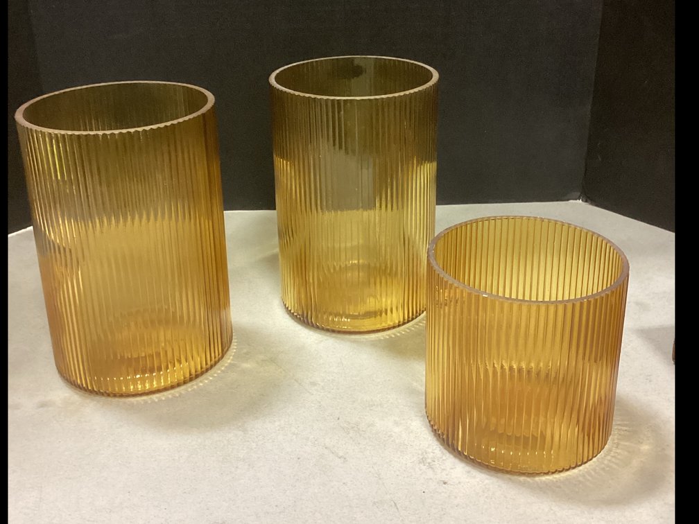 Glass Candle Holders