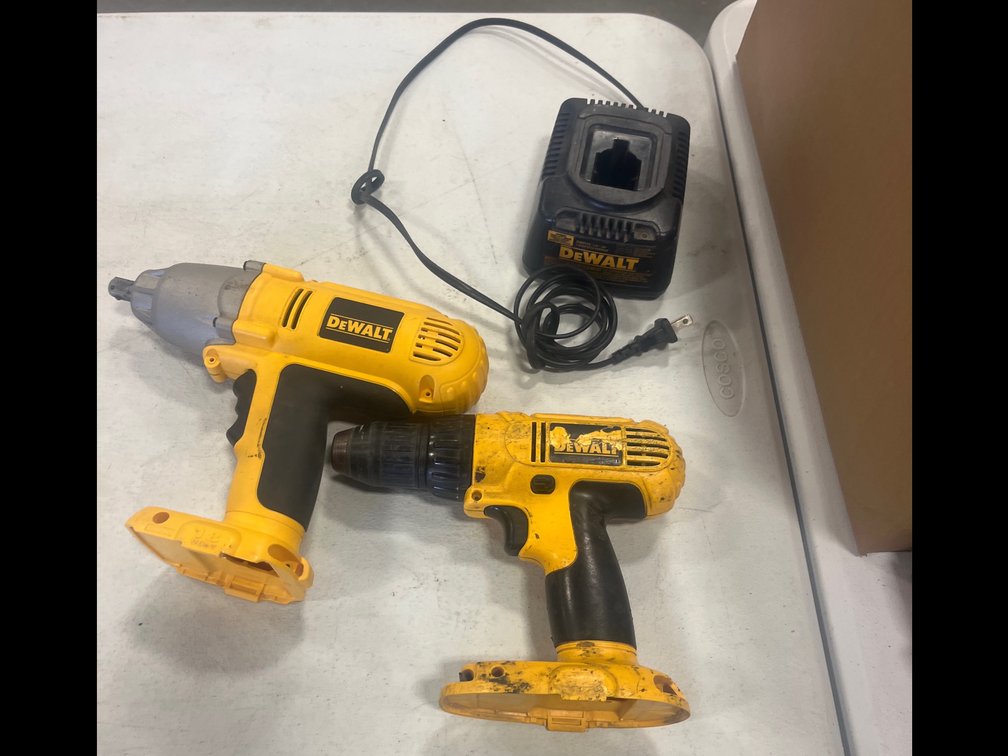 18 Volt Dewalt Drill And 1/2” Impact