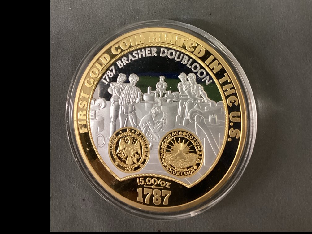 1787 Brasher Doubloon Commemorative Coin