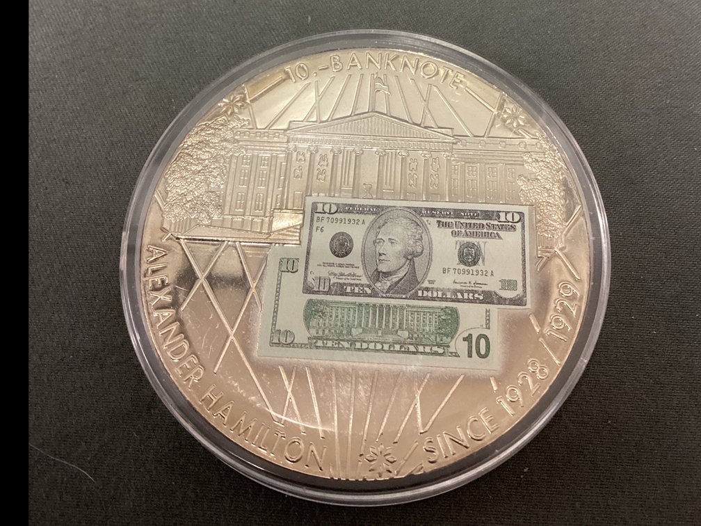 2001 $10 Banknote Coin