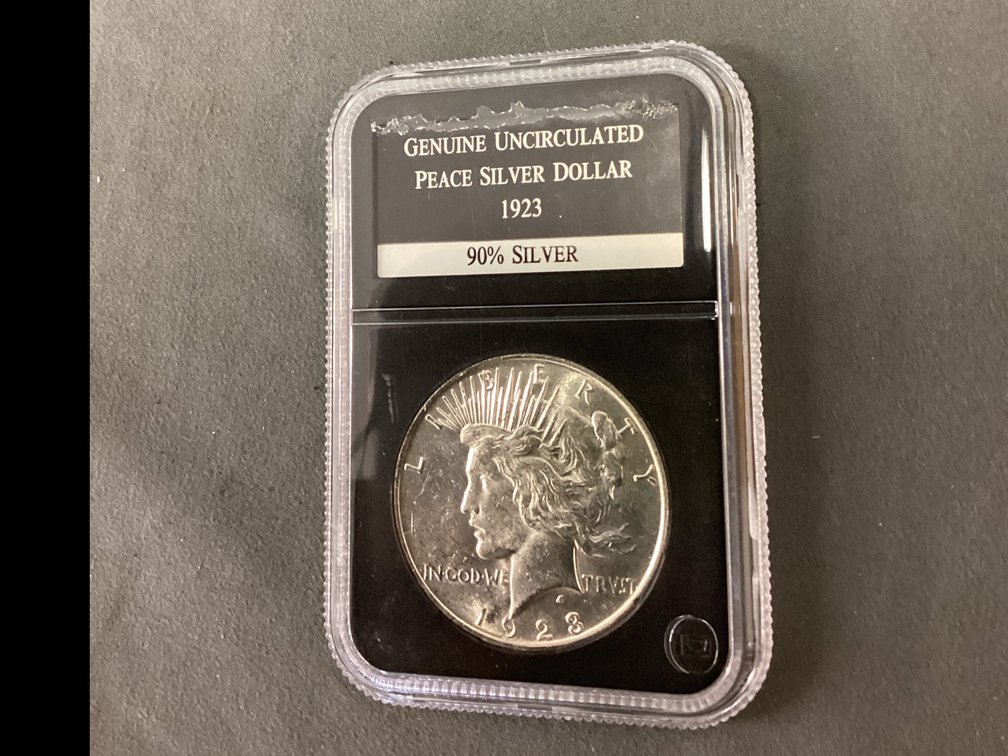 1923 Uncirculated Peace Dollar