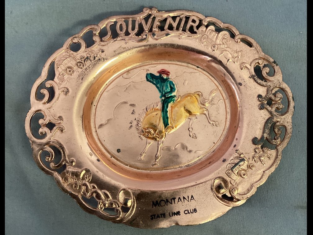 Montana State Line Club Dish