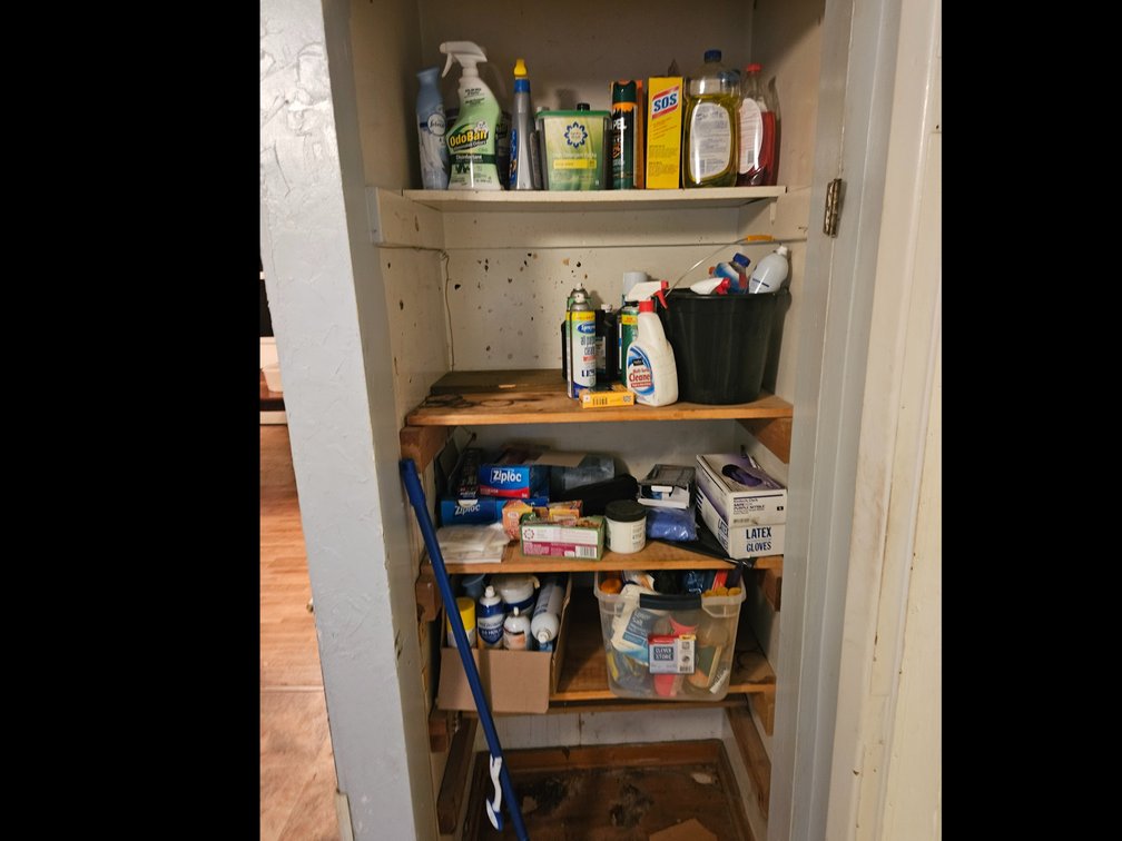 Contents of Cleaning Closet
