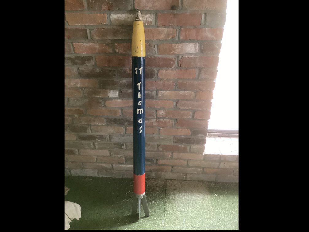 Solid Metal Small Rocket 