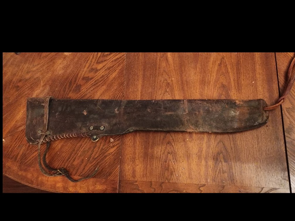 Leather Gun Scabberd