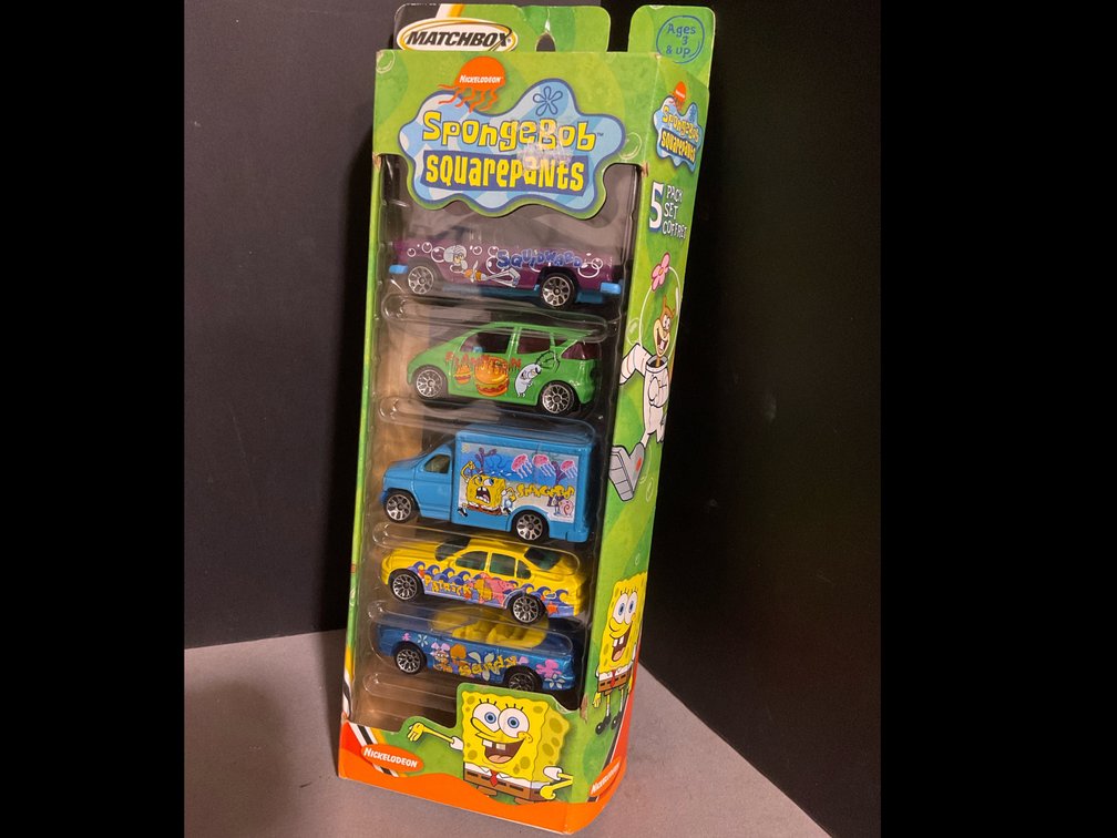 2003 Matchbox Spongebob Squarepants 5 pack gift set