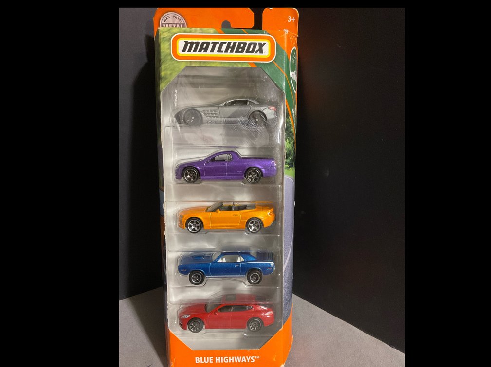 Matchbox “Blue Highways” 5 pack gift set 1:87 scale die-cast 