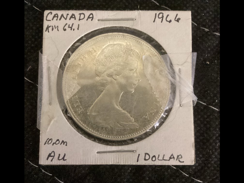 1966 Canadian Silver Dollar