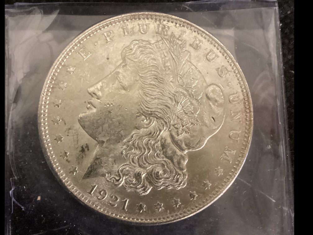 1921 P Morgan Silver Dollar