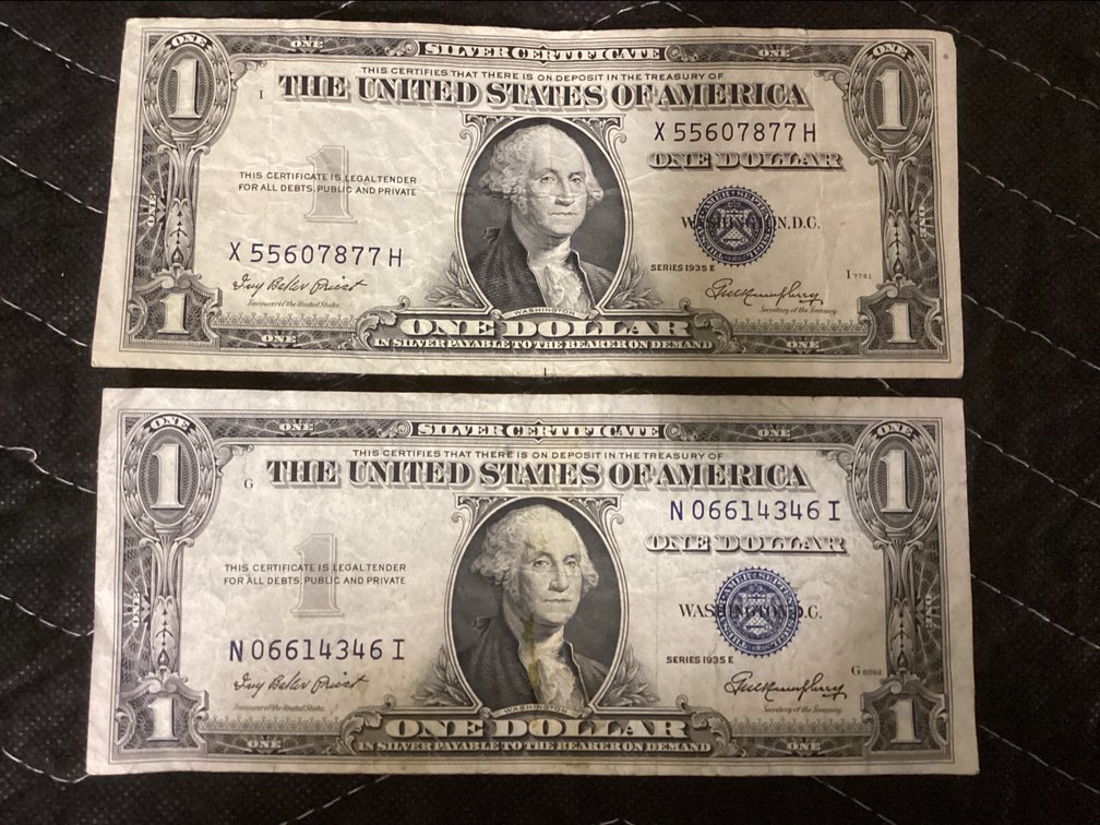 1935 Silver Certificates Lot of 2