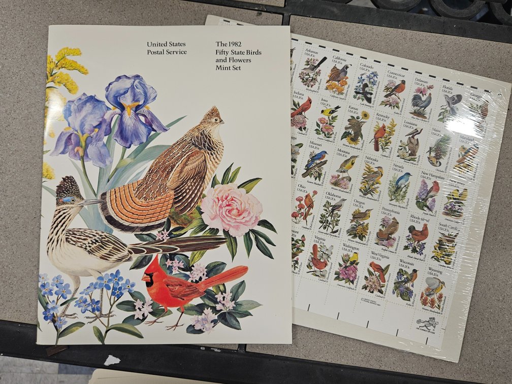 USPS State Birds/Flowers Mint StampSet