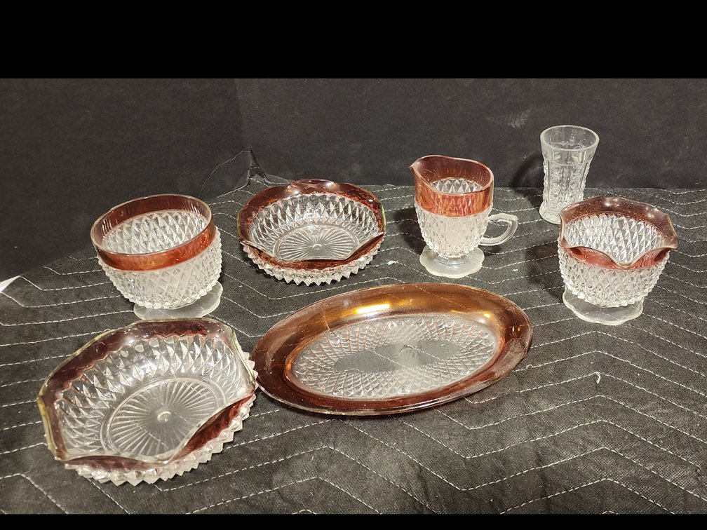 Cranberry Glass Dishes