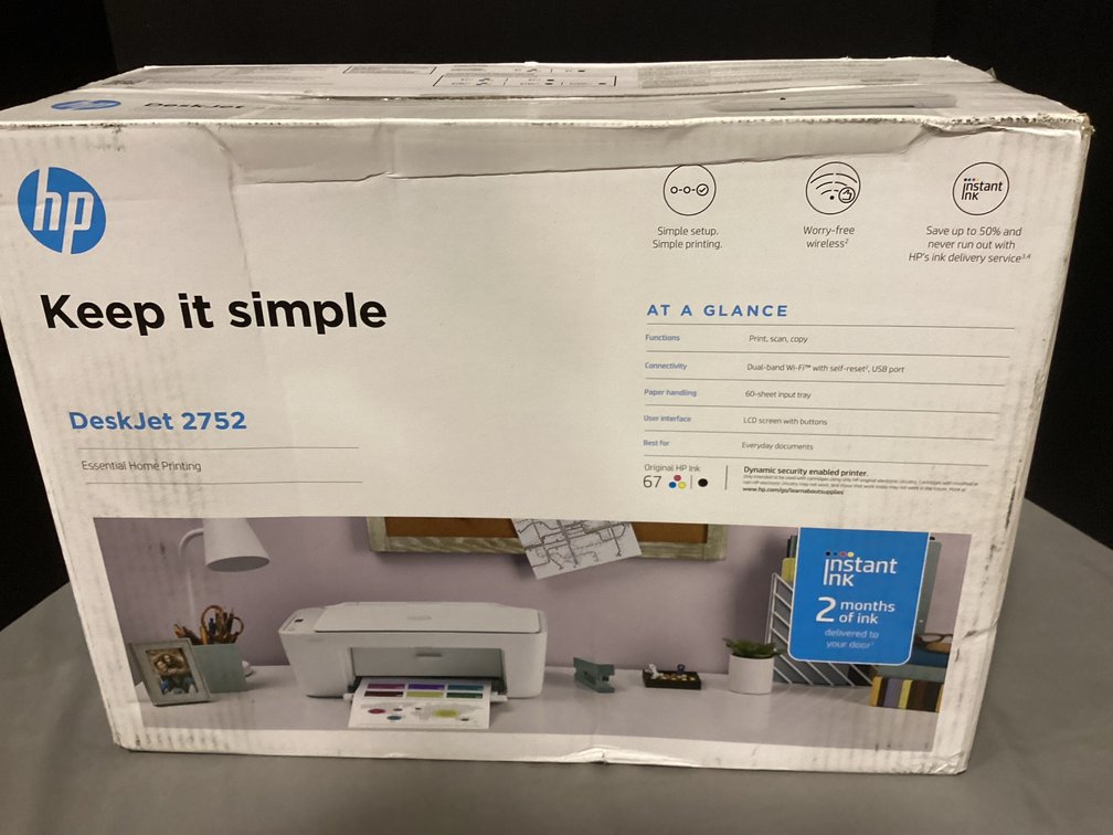 HP Desk Jet 2752 All In One Printer
