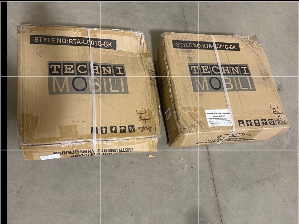 2 Brand New Rolling Chairs in Boxes 