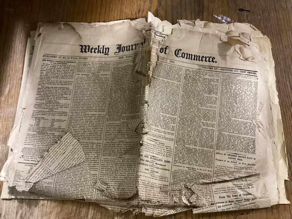 Weekly Journal Of Commerce August 7, 1862.