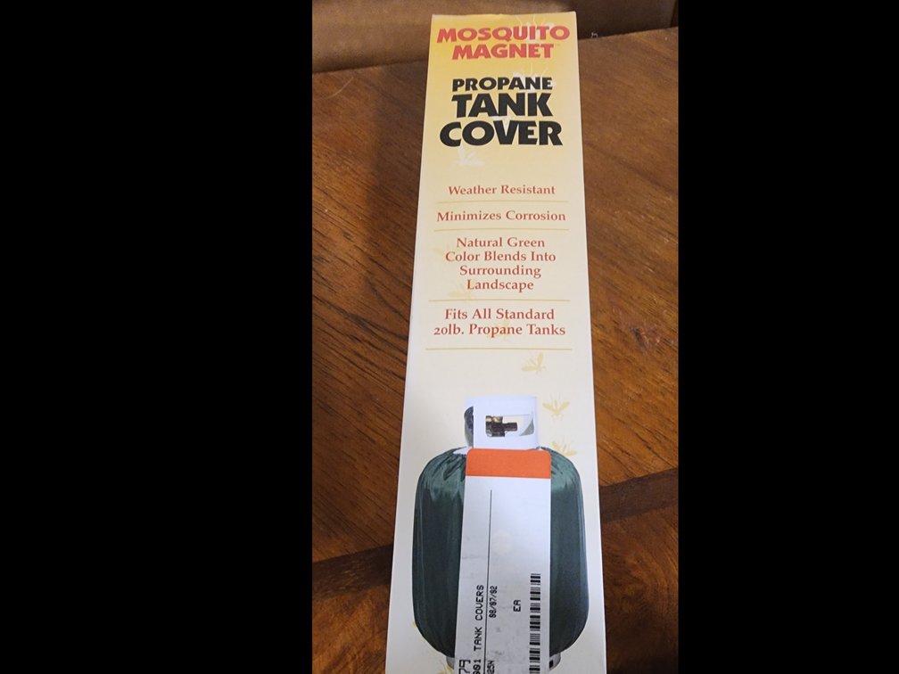 Mosquito Magnet Propane Tank Cover.