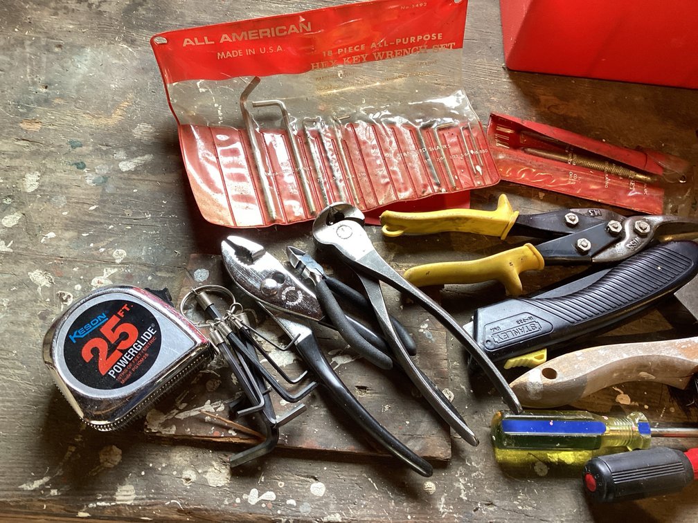 Plastic Toolbox & Tools