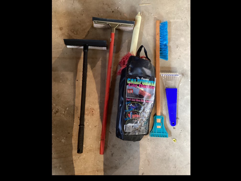 Car Duster, Squeegees & Scrapers