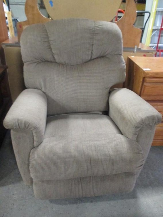Beige Reclining Chair