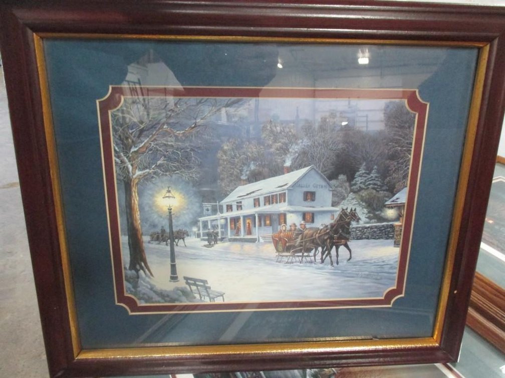 Framed and Matted W.S. Dawson