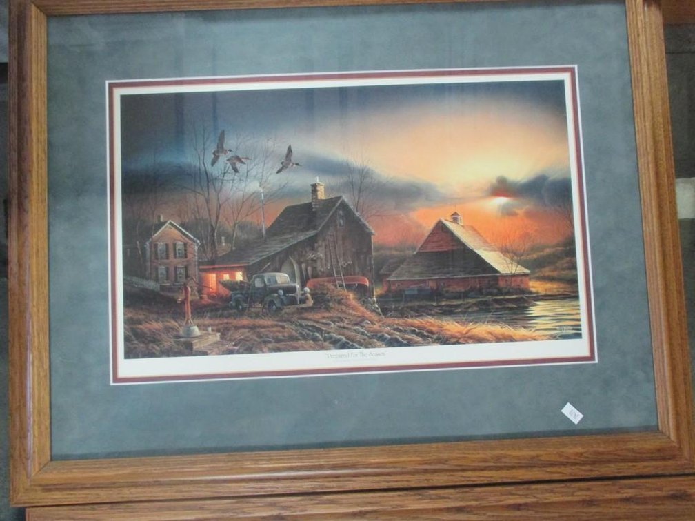 Terry Redlin Print Framed and Matted