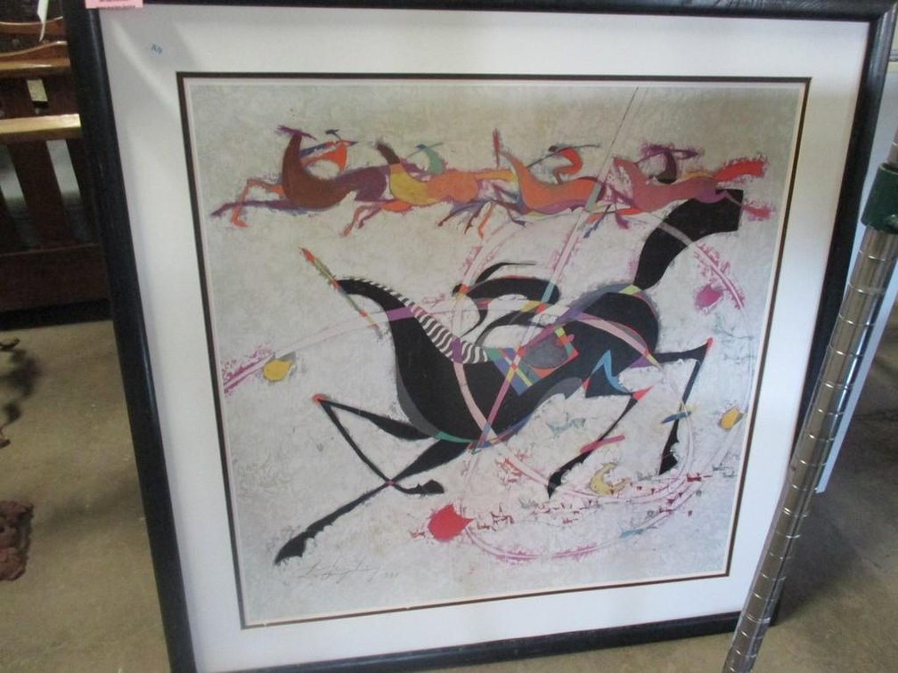 Framed and Matted Horse Print