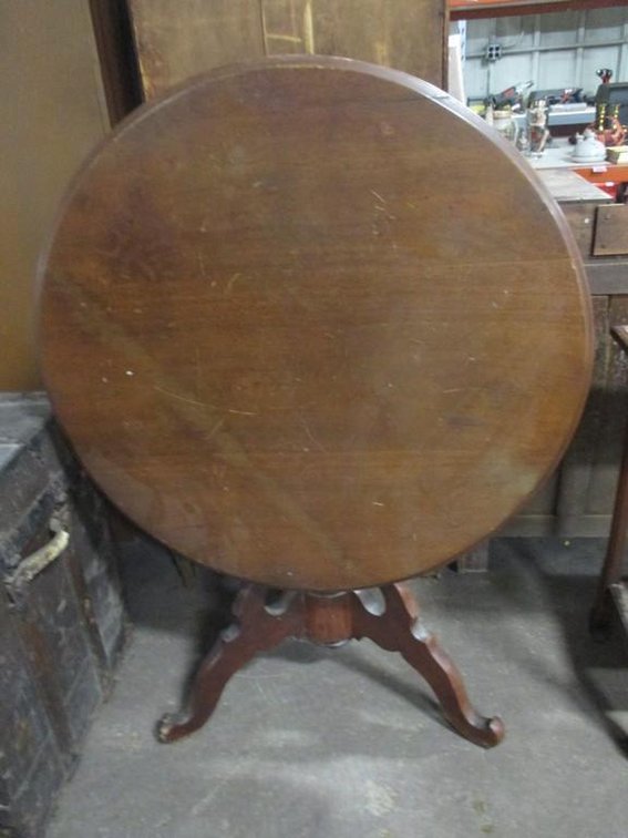 Antique Tilt Parlor Table