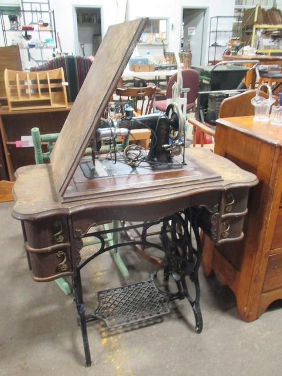 Antique Treadle Sewing Machine