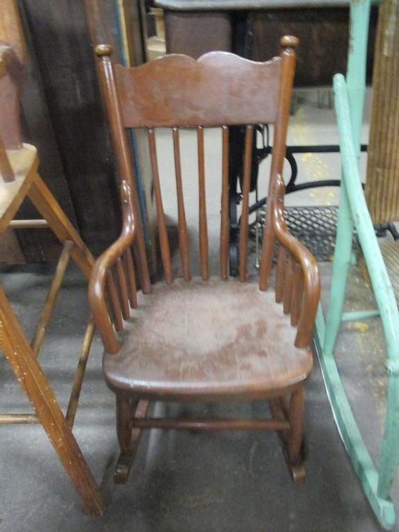 Antique Childs Rocking Chair