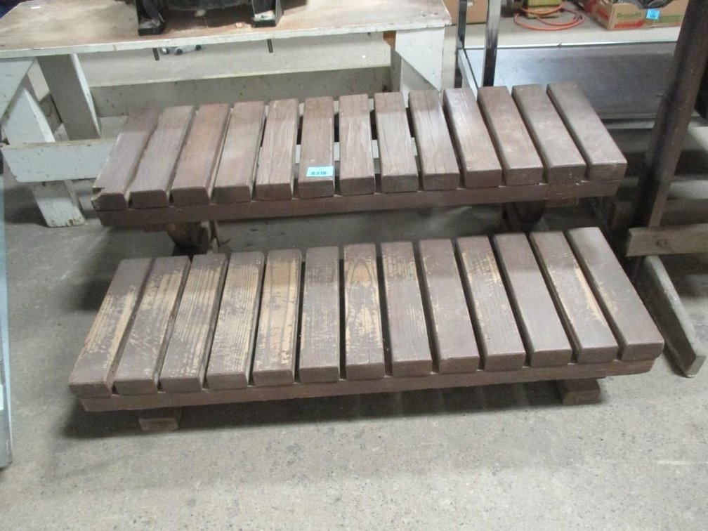 Portable wood steps