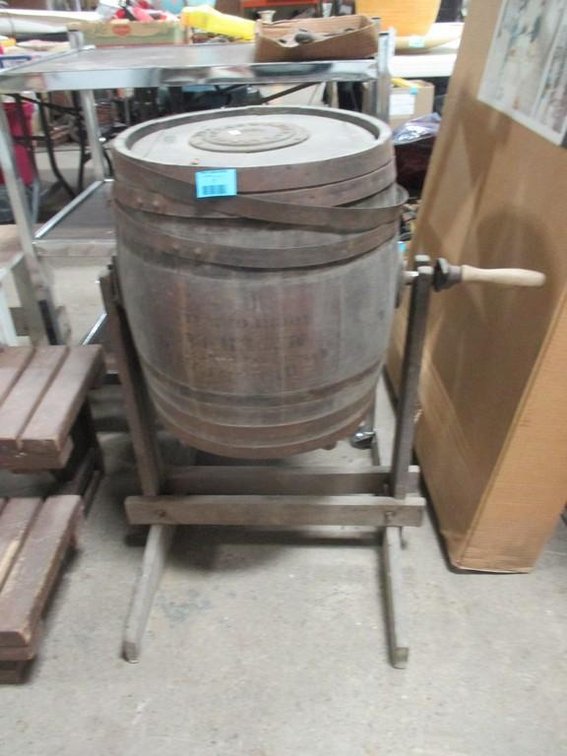 J. McDeremald barrel washing machine