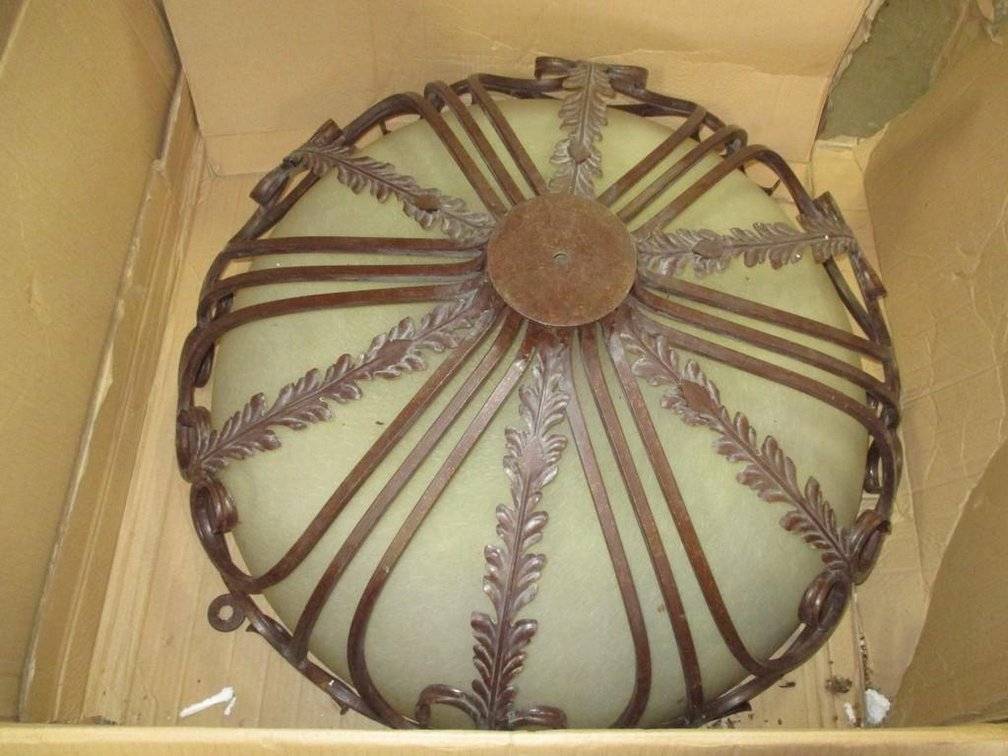 Large hanging light fixture