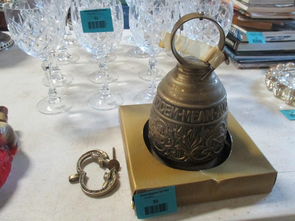 Solid brass bell