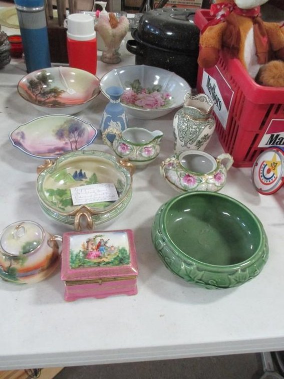 Group of antique porcelain