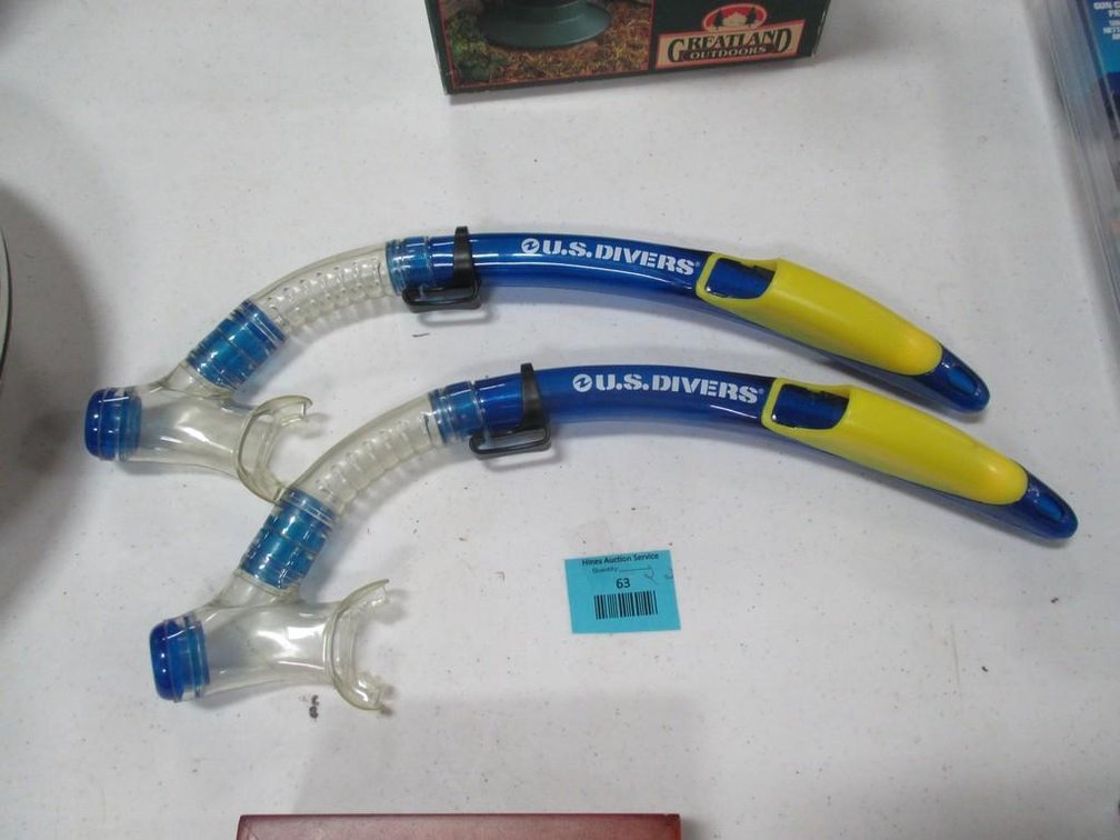 (2) U.S. Divers snorkels