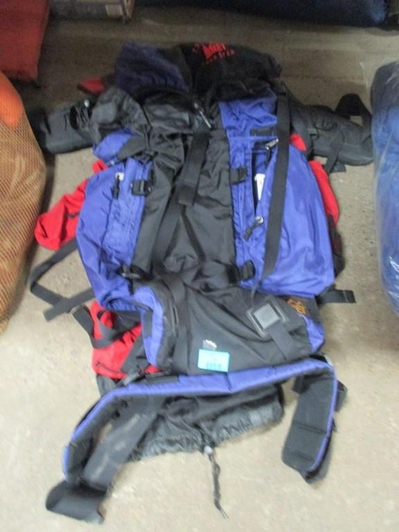 (2) Backpack hiking bags