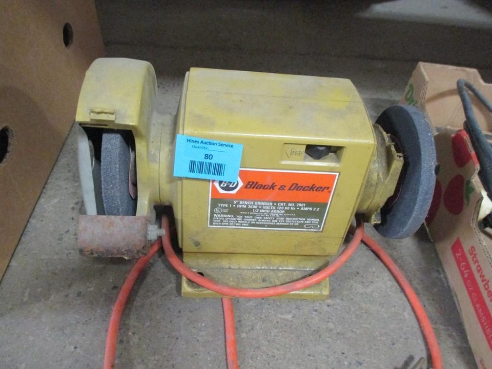 Black & Decker 5" bench grinder