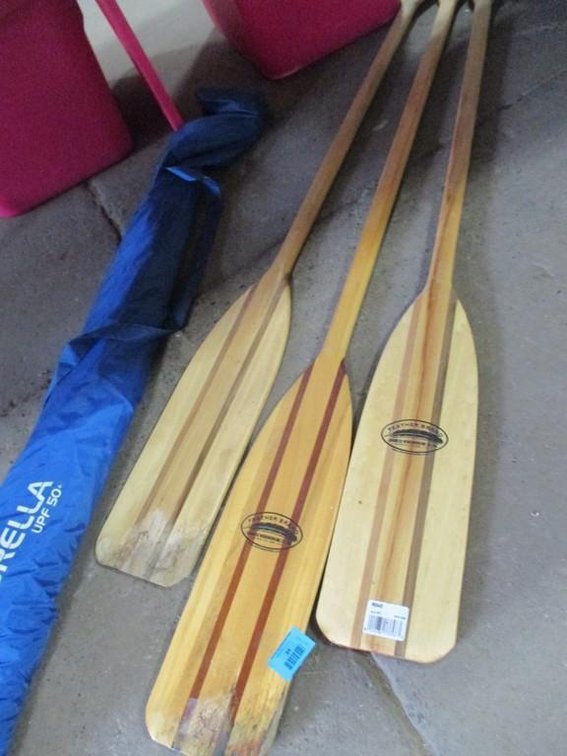 (3) Feather Brand oars
