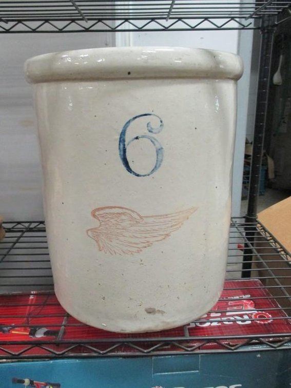 Red wing Stoneware 6 gal crock