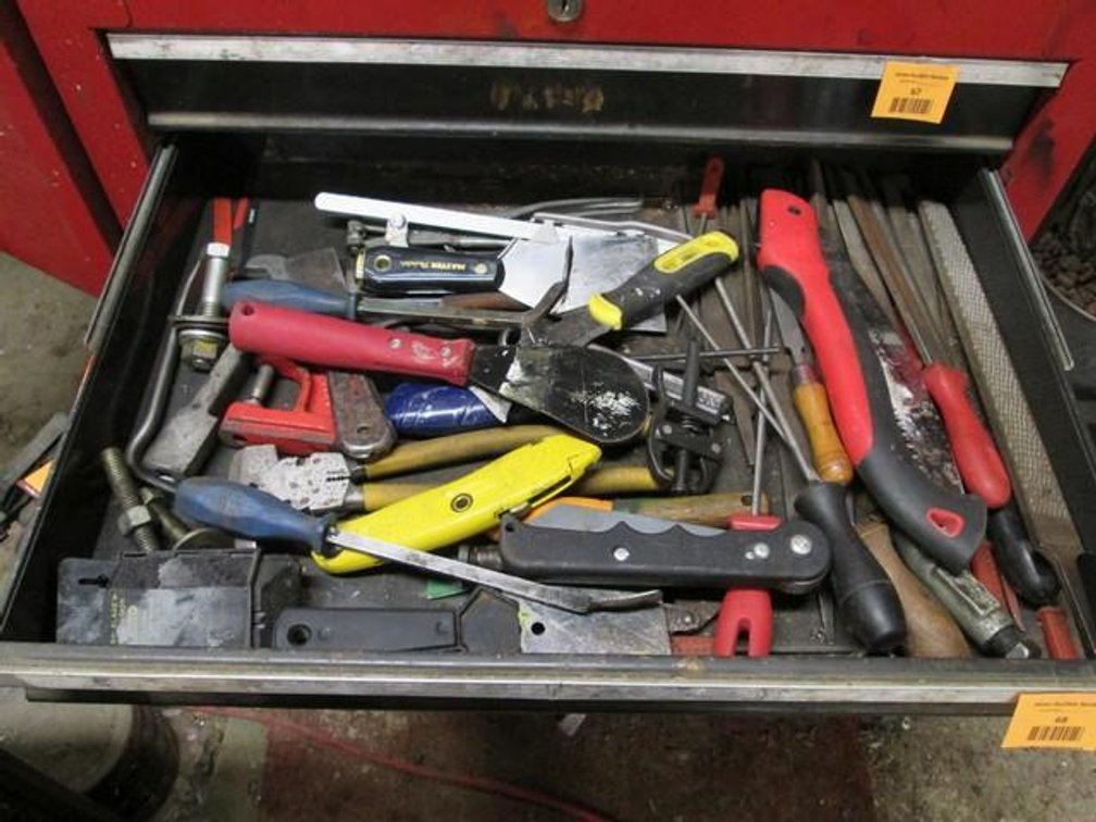 Drawer of tools