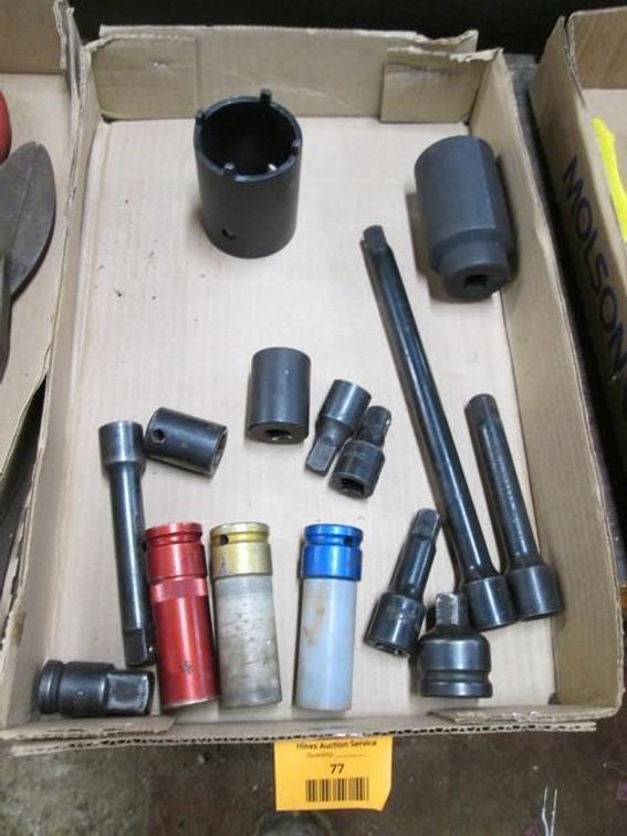 Box of 1/2" impact sockets