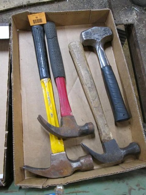 Box of hammers