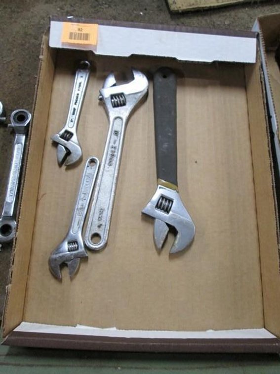 (4) Adjustable wrenches